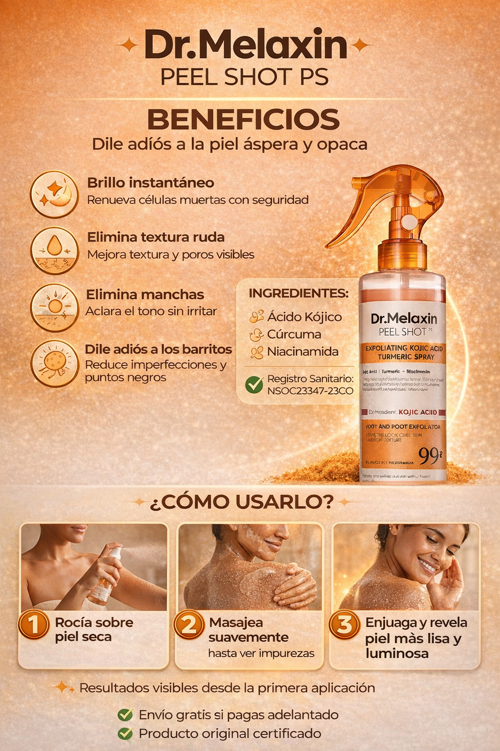 PEEL SHOT™-DR. MELAXIN l RENUEVA TU PIEL