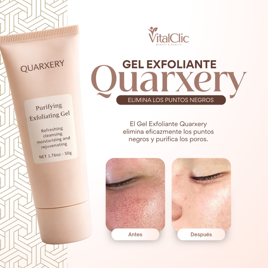GEL EXFOLIANTE QUARXERY™️l ELIMINA MANCHAS Y PUNTOS NEGROS