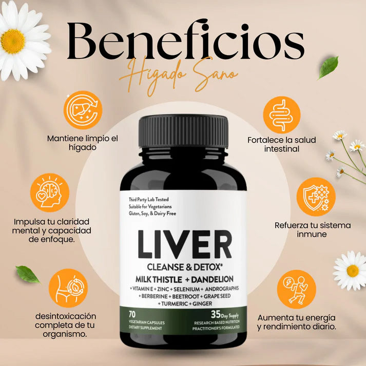 Liver Detox™-Purifica tu Hígado y Recupera tu Energía Natural