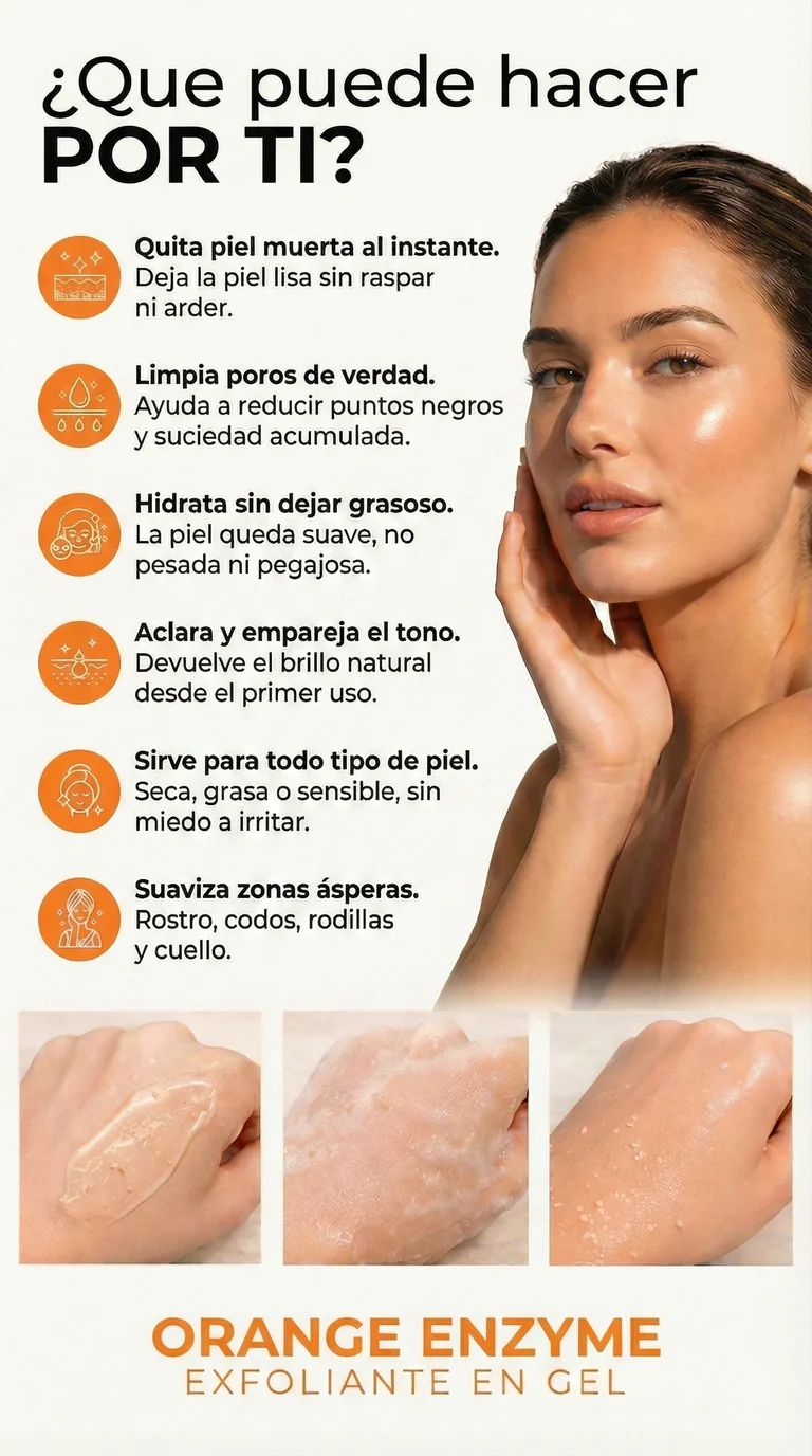 EXFOLIANTE ORANGE™️l PIEL NUEVA