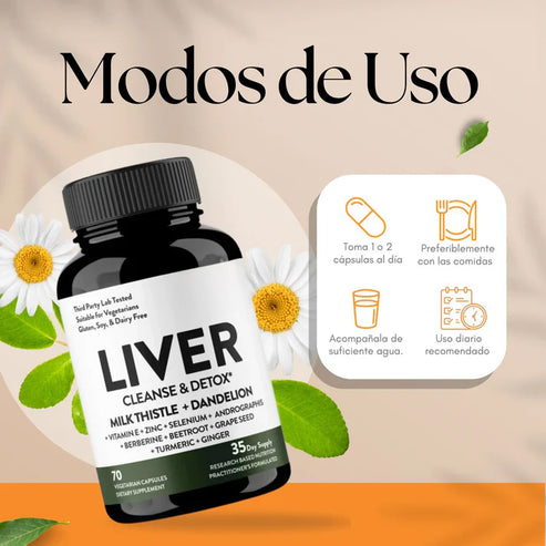 Liver Detox™-Purifica tu Hígado y Recupera tu Energía Natural