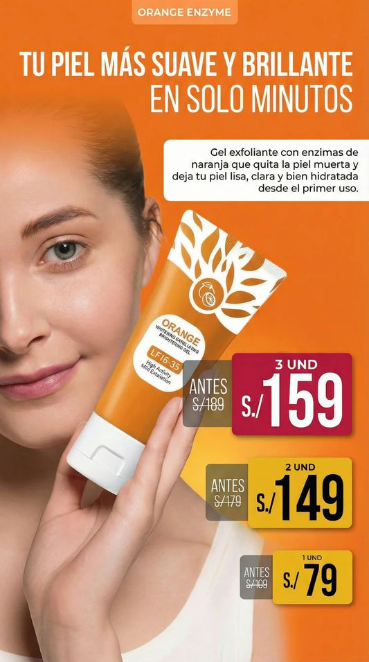 EXFOLIANTE ORANGE™️l PIEL NUEVA