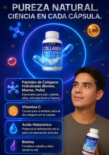 COLLAGEN PEPTIDES™-El Secreto para Una Piel Radiante y Articulaciones Saludables