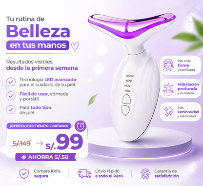 LIFTING PRO™️:Masajeador Facial Rejuvenecedor con Tecnología LED