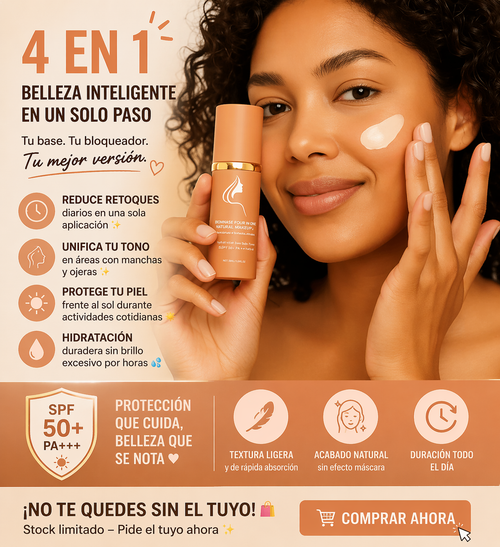 BASE BIOMMIC™️4 EN 1 l PROTEGE,UNIFICA, HIDRATA Y CORRIGE