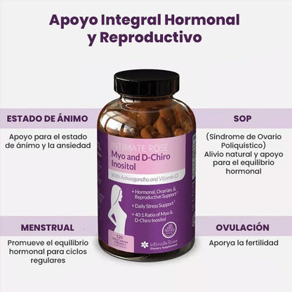 INOSITOL™-Recupera Tu Equilibrio Hormonal, Energía Renovada y Ciclos Regulares
