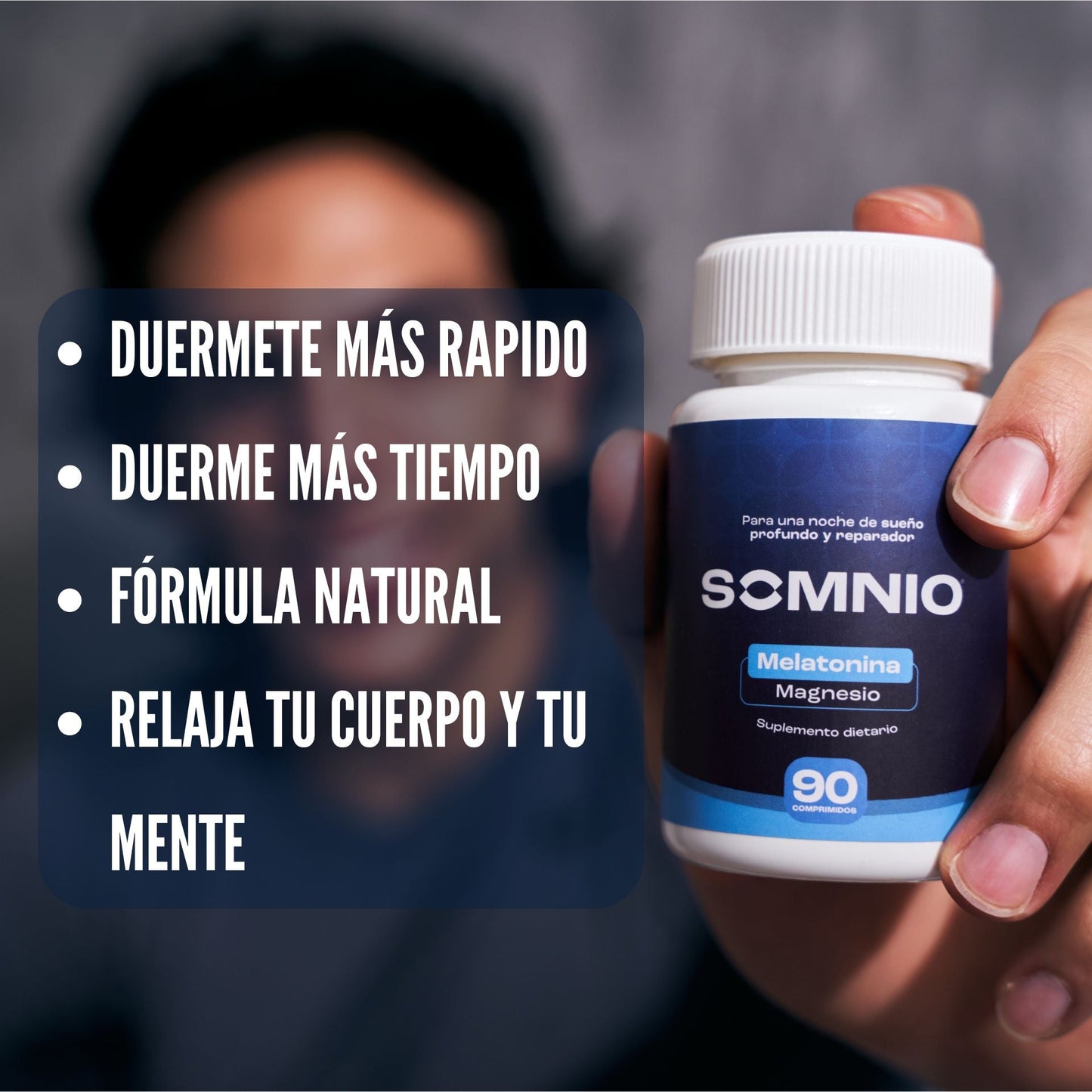 SOMNIO™: Descanso Natural con Melatonina + Magnesio🌿