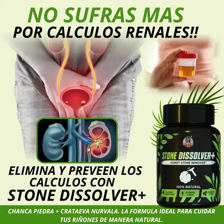 🌿 STONE DISSOLVER™-Suplemento Natural - Recupera la Salud de Tus Riñones🌿