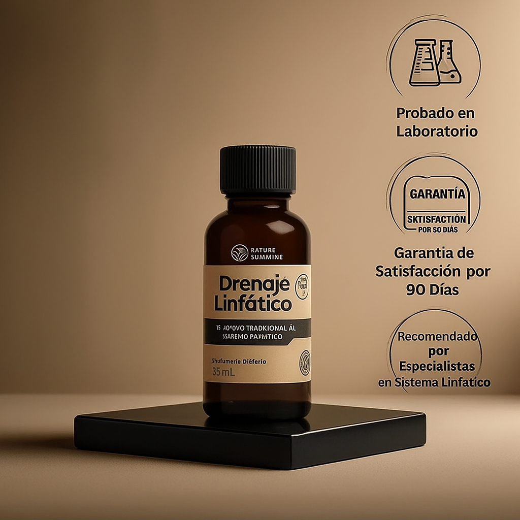 Drenador Linfático™-Elimina Toxinas y Líquidos Retenidos-Siente Tu Cuerpo Más Ligero en Días