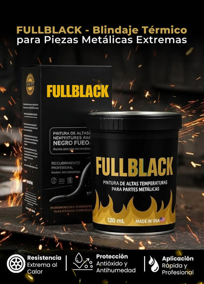 FullBlack™-Protege, Restaura y Revive los Metales de tu Vehículo – El Pintado Perfecto contra el Oxido