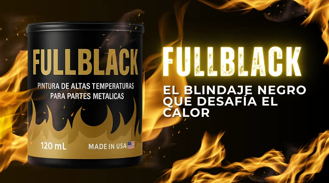 FullBlack™-Protege, Restaura y Revive los Metales de tu Vehículo – El Pintado Perfecto contra el Oxido