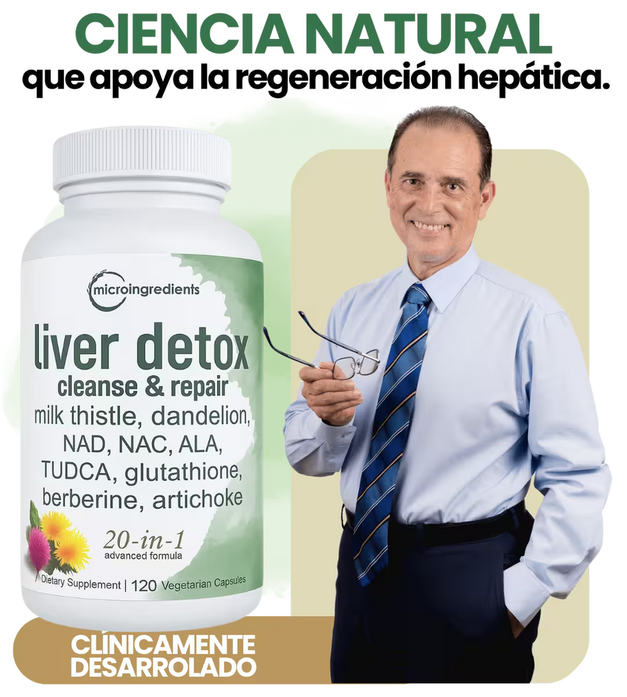 Liver Detox™ – La Solución Natural para Un Hígado Saludable y Un Cuerpo lleno de Energía