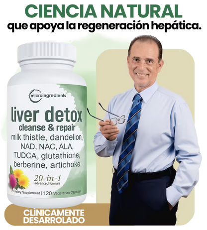 Liver Detox™ – La Solución Natural para Un Hígado Saludable y Un Cuerpo lleno de Energía