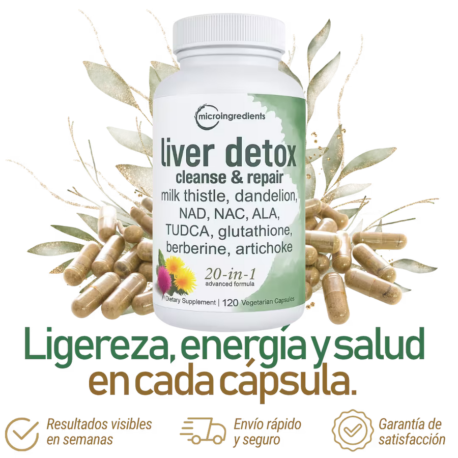 Liver Detox™ – La Solución Natural para Un Hígado Saludable y Un Cuerpo lleno de Energía