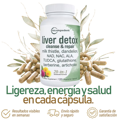 Liver Detox™ – La Solución Natural para Un Hígado Saludable y Un Cuerpo lleno de Energía