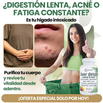 Liver Detox™ – La Solución Natural para Un Hígado Saludable y Un Cuerpo lleno de Energía